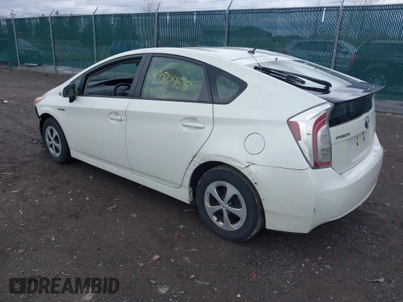 2012 Toyota Prius One with VIN JTDKN3DU4C1601824, listed as a IAAI auction lot 41950455 with 142,068 mi miles and . Bid and sale history available at DreamBid. Image 3.