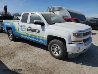 2016 Chevrolet Silverado 1500 LT with VIN 1GCVKRECXGZ373947, listed as a Copart auction lot 49985805 with 118,989 mi miles and Salvage Title. Bid and sale history available at carsss.com. Image 4.