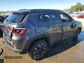 2021 Jeep Compass Trailhawk with VIN 3C4NJDDB3MT564983, listed as a Copart auction lot 76310514 with 77,585 mi miles and Non repairable. Bid and sale history available at DreamBid. Image 3.