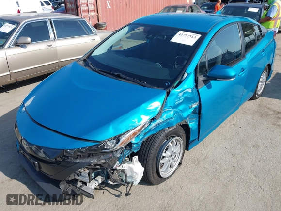 2022 Toyota Prius LE with VIN JTDKAMFP8N3209977, listed as a IAAI auction lot 42777763 with 52,995 mi miles and . Bid and sale history available at DreamBid. Image 21.