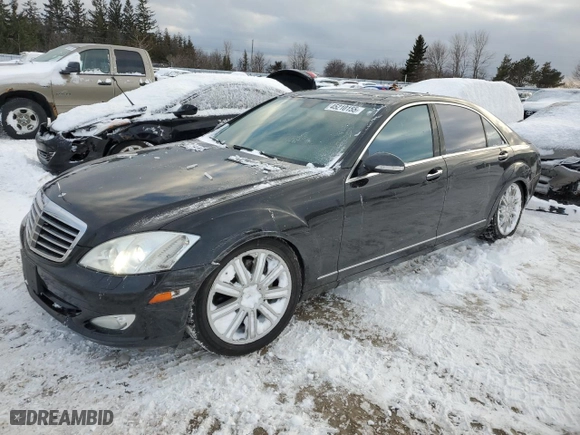 2009 Mercedes-Benz S-Class 5.5L V8 with VIN WDDNG86X69A264020, listed as a Copart auction lot 45210155 with 120,147 mi miles and Clean Title. Bid and sale history available at carsss.com. Image 1.