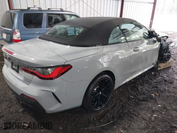 2024 BMW 4 Series 430i xDrive with VIN WBA43AT00RCN83317, listed as a IAAI auction lot 41211849 with 12,000 mi miles and . Bid and sale history available at DreamBid. Image 4.
