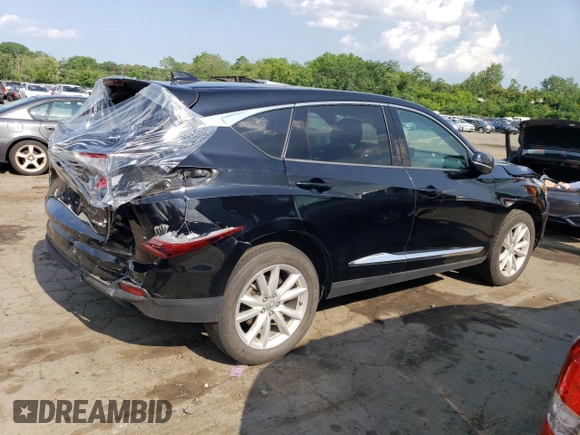2020 Acura RDX with VIN 5J8TC2H30LL013236, listed as a Copart auction lot 58370393 with 82,037 mi miles. Bid and sale history available at carsss.com. Image 3.