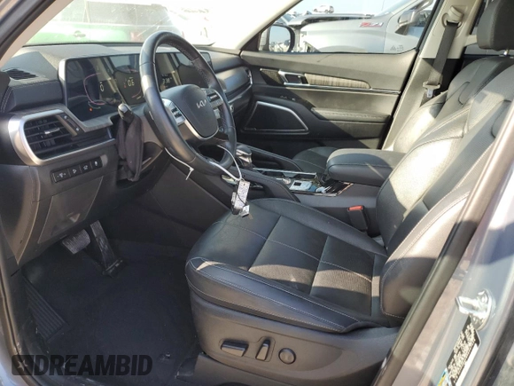 2024 Kia Telluride EX X-Line z VIN 5XYP3DGC8RG447454, wystawiony jako Copart lot #44352605 z przebiegiem 22 669 mil mil oraz Szkody całkowita. Historia ofert i sprzedaży dostępna na DreamBid. Obrazek 7.