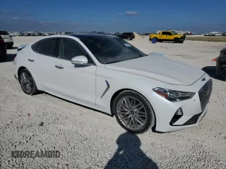 2020 Genesis G70 2.0T with VIN KMTG34LA0LU059887, listed as a Copart auction lot 76616894 with 32,658 mi miles and Salvage Title. Bid and sale history available at DreamBid. Image 4.