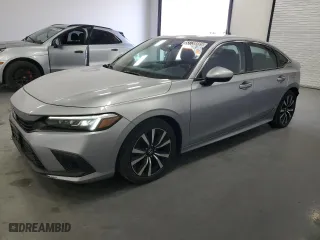 2022 Honda Civic Sedan EX with VIN 2HGFE1F73NH319953, listed as a Copart auction lot 53738885 with 47,996 mi miles and Clean Title. Bid and sale history available at carsss.com. Image 1.