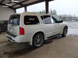 2007 Infiniti QX56 with VIN 5N3AA08C27N806504, listed as a IAAI auction lot 41484226 with 202,943 mi miles. Bid and sale history available at carsss.com. Image 4.