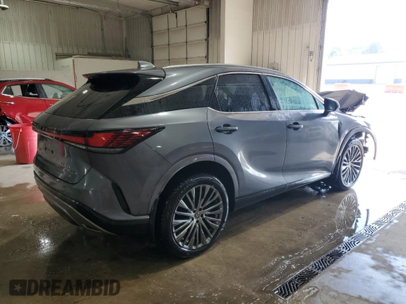 2023 Lexus RX 350h with VIN 2T2BBMCA0PC002776, listed as a Copart auction lot 61464215 with 73,468 mi miles and Salvage title. Bid and sale history available at DreamBid. Image 3.