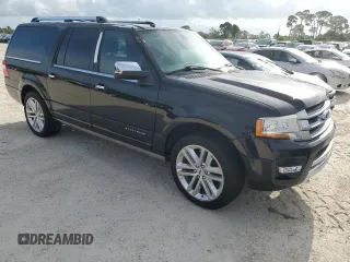 2016 Ford Expedition Max Platinum с VIN 1FMJK1MT6GEF35805, выставлен на аукционе Copart как лот 75954314 с пробегом Не указан миль и Списание • Salvage title. История ставок и продаж доступна на DreamBid. Изображение 4.
