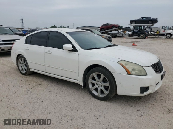 2008 Nissan Maxima 3.5 SE with VIN 1N4BA41EX8C815166, listed as a Copart auction lot 50884855 with 162,292 mi miles and Clean Title. Bid and sale history available at carsss.com. Image 4.