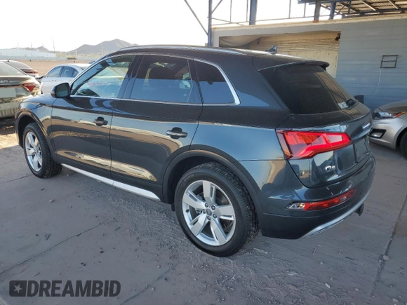 2018 Audi Q5 Premium Plus с VIN WA1BNAFYXJ2024481, выставлен на аукционе Copart как лот 55206565 с пробегом 19 547 миль миль и Списание • Salvage title. История ставок и продаж доступна на DreamBid. Изображение 2.