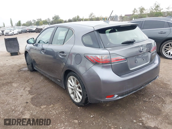 2013 Lexus CT 200h with VIN JTHKD5BH6D2147686, listed as a IAAI auction lot 42795582 with 143,452 mi miles and . Bid and sale history available at DreamBid. Image 3.