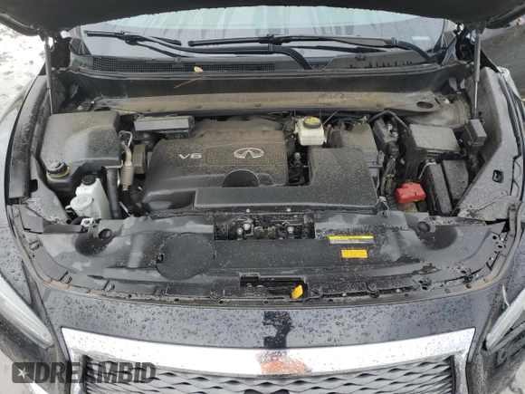 2018 Infiniti QX60 with VIN 5N1DL0MN2JC510411, listed as a Copart auction lot 48258305 with 97,921 mi miles and Salvage Title. Bid and sale history available at carsss.com. Image 13.