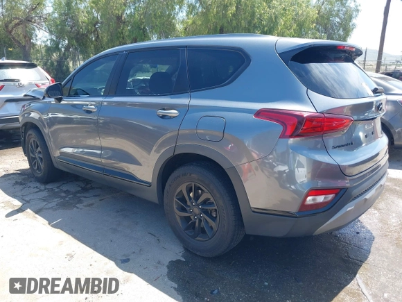 2019 Hyundai Santa Fe SE with VIN 5NMS23AD7KH009688, listed as a IAAI auction lot 41991686 with 77,942 mi miles and . Bid and sale history available at DreamBid. Image 3.