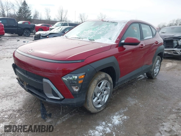 2024 Hyundai Kona SE with VIN KM8HACAB5RU127667, listed as a IAAI auction lot 41575437 with 12,654 mi miles and . Bid and sale history available at DreamBid. Image 17.