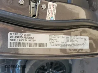 2020 Dodge Journey SE Value with VIN 3C4PDCAB5LT280526, listed as a Copart auction lot 53142825 with 65,198 mi miles and Salvage Title. Bid and sale history available at DreamBid. Image 15.