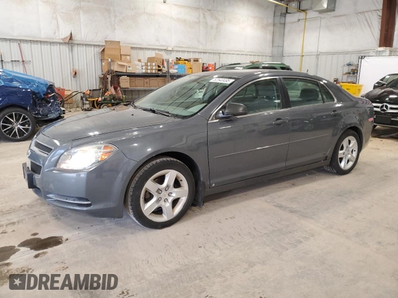 2009 Chevrolet Malibu 1LS with VIN 1G1ZG57B594205433, listed as a Copart auction lot 52540495 with 130,742 mi miles and Non Repairable. Bid and sale history available at DreamBid. Image 1.