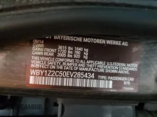 2014 BMW i3 z VIN WBY1Z2C50EV285434, wystawiony jako Copart lot #43160535 z przebiegiem 54 737 mil mil oraz Szkoda całkowita • Salvage title. Historia ofert i sprzedaży dostępna na DreamBid. Obrazek 14.