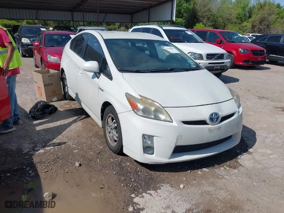 2010 Toyota Prius II with VIN JTDKN3DU5A0064898, listed as a IAAI auction lot 41930469 with 206,921 mi miles. Bid and sale history available at carsss.com. Image 1.