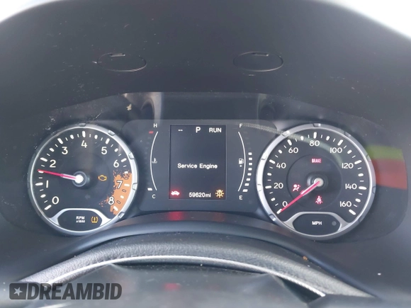 2017 Jeep Renegade Latitude z VIN ZACCJBBB6HPG55080, wystawiony jako IAAI lot #42179742 z przebiegiem 59 620 mil mil oraz . Historia ofert i sprzedaży dostępna na DreamBid. Obrazek 7.