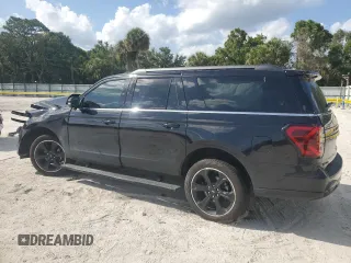 2024 Ford Expedition Max Limited with VIN 1FMJK2A83REB14942, listed as a Copart auction lot 53017715 with 9,928 mi miles and Salvage title. Bid and sale history available at DreamBid. Image 2.