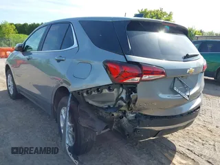 2024 Chevrolet Equinox LT with VIN 3GNAXUEG6RL355260, listed as a IAAI auction lot 42333090 with 9,270 mi miles and . Bid and sale history available at DreamBid. Image 6.