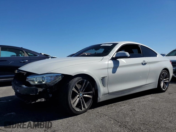 2017 BMW 4 Series 430i with VIN WBA4R7C57HK679575, listed as a Copart auction lot 45841335 with 74,973 mi miles and Salvage Title. Bid and sale history available at DreamBid. Image 1.