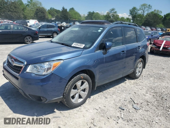 2014 Subaru Forester 2.5i Limited with VIN JF2SJAHC9EH404984, listed as a Copart auction lot 54864385 with 157,305 mi miles and Salvage Title. Bid and sale history available at carsss.com. Image 1.
