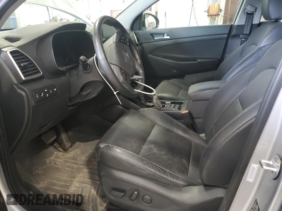 2019 Hyundai Tucson Ultimate z VIN KM8J3CAL8KU998587, wystawiony jako Copart lot #52352115 z przebiegiem 45 881 mil mil oraz Szkoda całkowita • Salvage title. Historia ofert i sprzedaży dostępna na DreamBid. Obrazek 7.