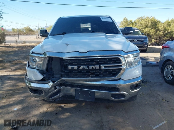2022 Ram 1500 Big Horn z VIN 1C6RREBT6NN274404, wystawiony jako IAAI lot #42086856 z przebiegiem 66 000 mil mil oraz . Historia ofert i sprzedaży dostępna na DreamBid. Obrazek 13.
