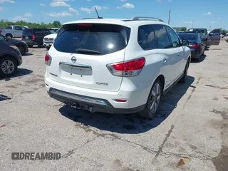 2014 Nissan Pathfinder S with VIN 5N1AR2MN9EC619516, listed as a IAAI auction lot 42199247 with 145,649 mi miles and . Bid and sale history available at DreamBid. Image 4.