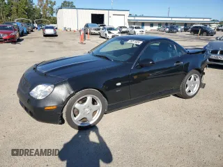 1999 Mercedes-Benz SLK-Class with VIN WDBKK47F4XF129689, listed as a Copart auction lot 75311624 with 54,923 mi miles and Salvage Title. Bid and sale history available at carsss.com. Image 1.