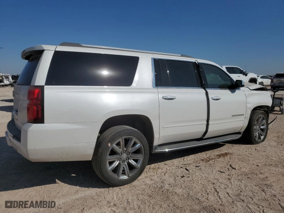 2017 Chevrolet Suburban Premier with VIN 1GNSCJKC9HR320316, listed as a Copart auction lot 75221404 with 161,495 mi miles and Salvage Title. Bid and sale history available at carsss.com. Image 3.