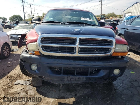 2003 Dodge Dakota Sport with VIN 1D7HL38NX3S222930, listed as a Copart auction lot 71812234 with 203,140 mi miles and Salvage Title. Bid and sale history available at carsss.com. Image 5.
