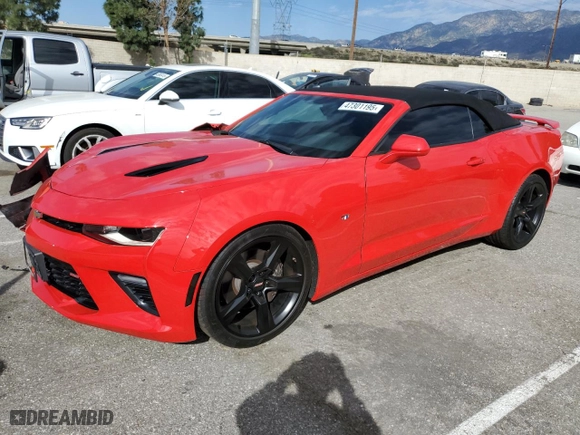 2017 Chevrolet Camaro 1SS with VIN 1G1FF3D79H0136794, listed as a Copart auction lot 47301195 with 68,912 mi miles and Salvage Title. Bid and sale history available at carsss.com. Image 1.