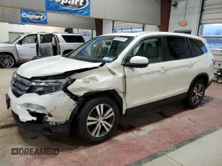 2016 Honda Pilot EX-L with VIN 5FNYF6H55GB014010, listed as a Copart auction lot 86283574 with 82,853 mi miles and Salvage Title. Bid and sale history available at carsss.com. Image 1.