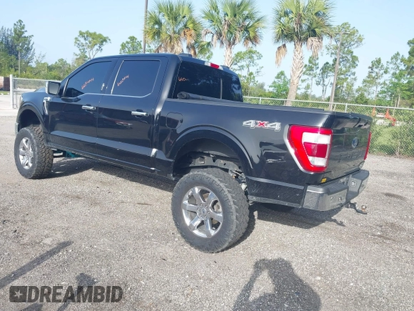 2022 Ford F-150 XL with VIN 1FTEW1EP7NFA79459, listed as a IAAI auction lot 42431081 with 52,928 mi miles and . Bid and sale history available at DreamBid. Image 3.