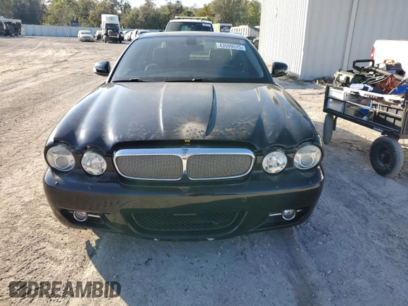 2008 Jaguar XJ with VIN SAJWA79B98SH29042, listed as a Copart auction lot 43599575 with Not Provided miles and Salvage Title. Bid and sale history available at carsss.com. Image 5.