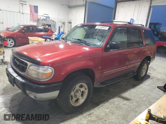 2001 Ford Explorer XLT with VIN 1FMZU83PX1UB56622, listed as a Copart auction lot 82108934 with 240,569 mi miles and Salvage title. Bid and sale history available at DreamBid. Image 1.