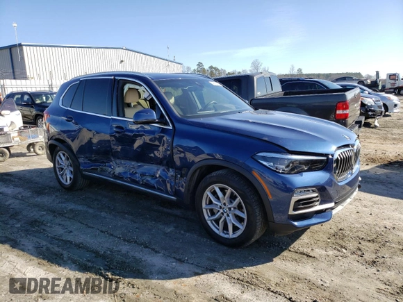 2021 BMW X5 xDrive40i with VIN 5UXCR6C02M9G43082, listed as a Copart auction lot 36675453 with 23,876 mi miles. Bid and sale history available at carsss.com. Image 4.