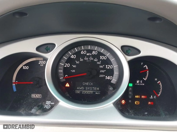 2006 Toyota Highlander Hybrid with VIN JTEEW21A260023243, listed as a IAAI auction lot 41778209 with 230,228 mi miles. Bid and sale history available at carsss.com. Image 7.