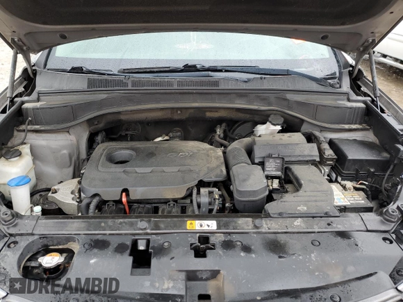 2018 Hyundai Santa Fe 2.4L z VIN 5NMZTDLB0JH087449, wystawiony jako Copart lot #58903105 z przebiegiem 114 037 mil mil oraz Szkoda całkowita • Salvage title. Historia ofert i sprzedaży dostępna na DreamBid. Obrazek 12.