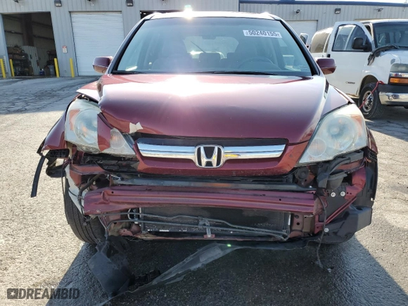 2009 Honda CR-V EX-L with VIN 5J6RE48749L061553, listed as a Copart auction lot 50240155 with 105,776 mi miles and Salvage Title. Bid and sale history available at carsss.com. Image 5.