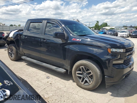 2021 Chevrolet Silverado 1500 RST with VIN 3GCUYEED8MG215050, listed as a Copart auction lot 58161824 with 86,409 mi miles and Salvage Title. Bid and sale history available at DreamBid. Image 4.