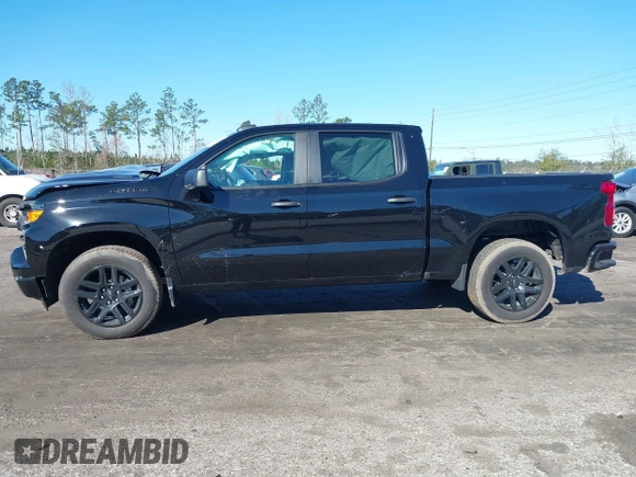 2024 Chevrolet Silverado 1500 Custom with VIN 1GCPABEK6RZ350551, listed as a IAAI auction lot 41732434 with 8,349 mi miles and . Bid and sale history available at DreamBid. Image 15.