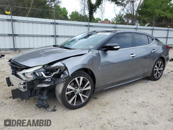 2016 Nissan Maxima SL with VIN 1N4AA6AP0GC379967, listed as a Copart auction lot 60839615 with 107,201 mi miles and Salvage title. Bid and sale history available at DreamBid. Image 1.