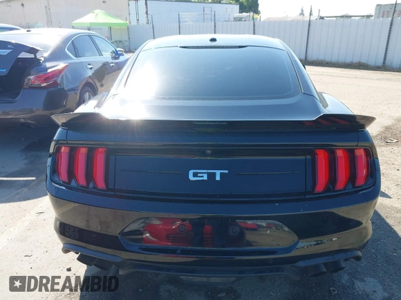 2019 Ford Mustang GT with VIN 1FA6P8CF5K5181483, listed as a IAAI auction lot 42012641 with 23,317 mi miles. Bid and sale history available at carsss.com. Image 16.