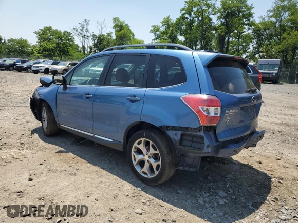 2015 Subaru Forester Touring with VIN JF2SJAWCXFH559970, listed as a Copart auction lot 62570395 with 87,779 mi miles and Salvage title. Bid and sale history available at DreamBid. Image 2.