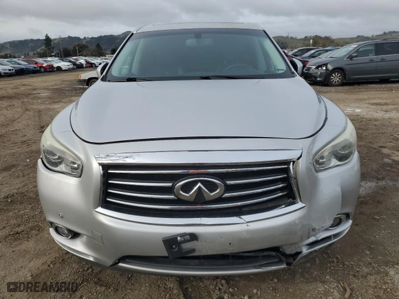 2013 Infiniti JX35 with VIN 5N1AL0MM6DC337216, listed as a Copart auction lot 45606665 with 138,030 mi miles and Salvage Title. Bid and sale history available at carsss.com. Image 5.