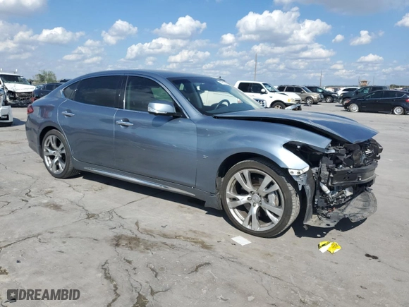 2017 Infiniti Q70L 3.7 with VIN JN1BY1PP9HM170603, listed as a Copart auction lot 72151494 with 36,234 mi miles and Salvage Title. Bid and sale history available at carsss.com. Image 4.